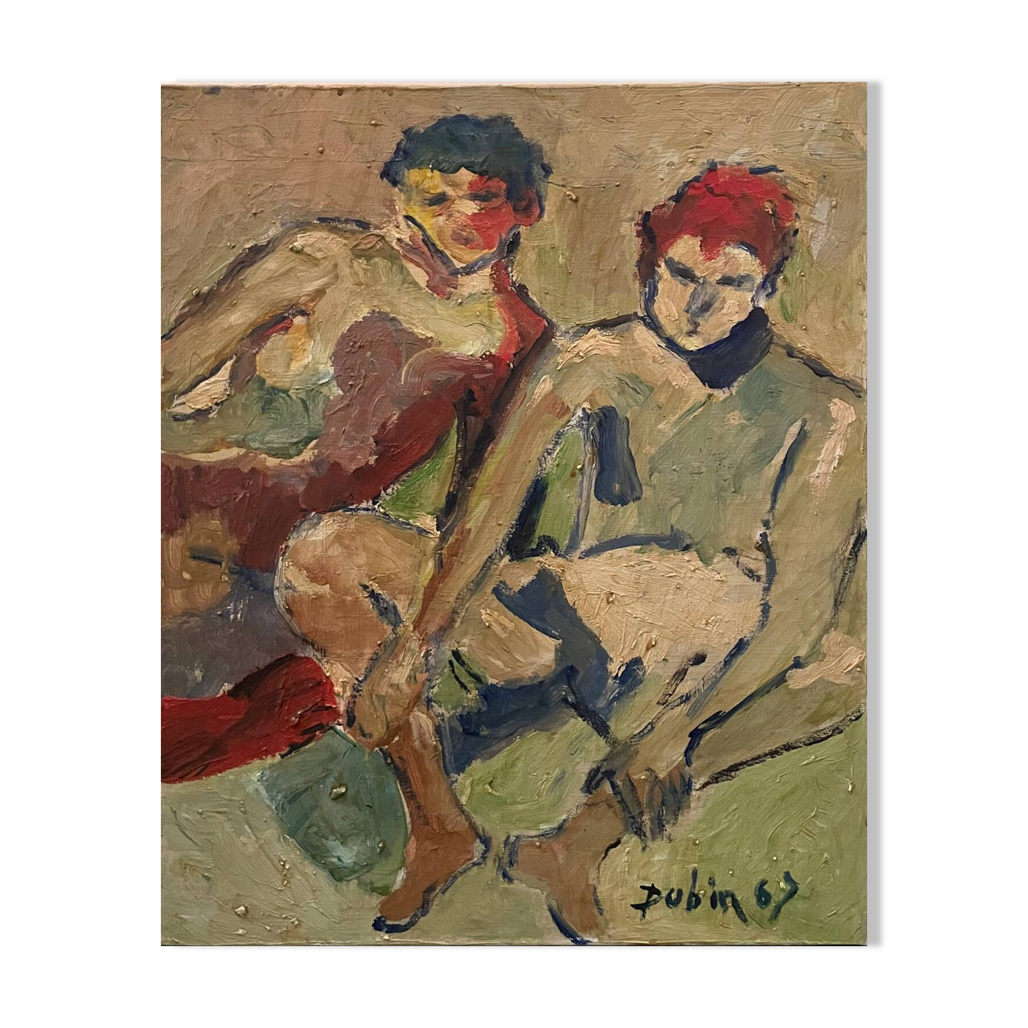 Modern painting Denise Dobin 1969