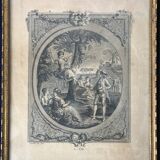 Pair of 18th century engravings by Jean Dambrun after Queverdo