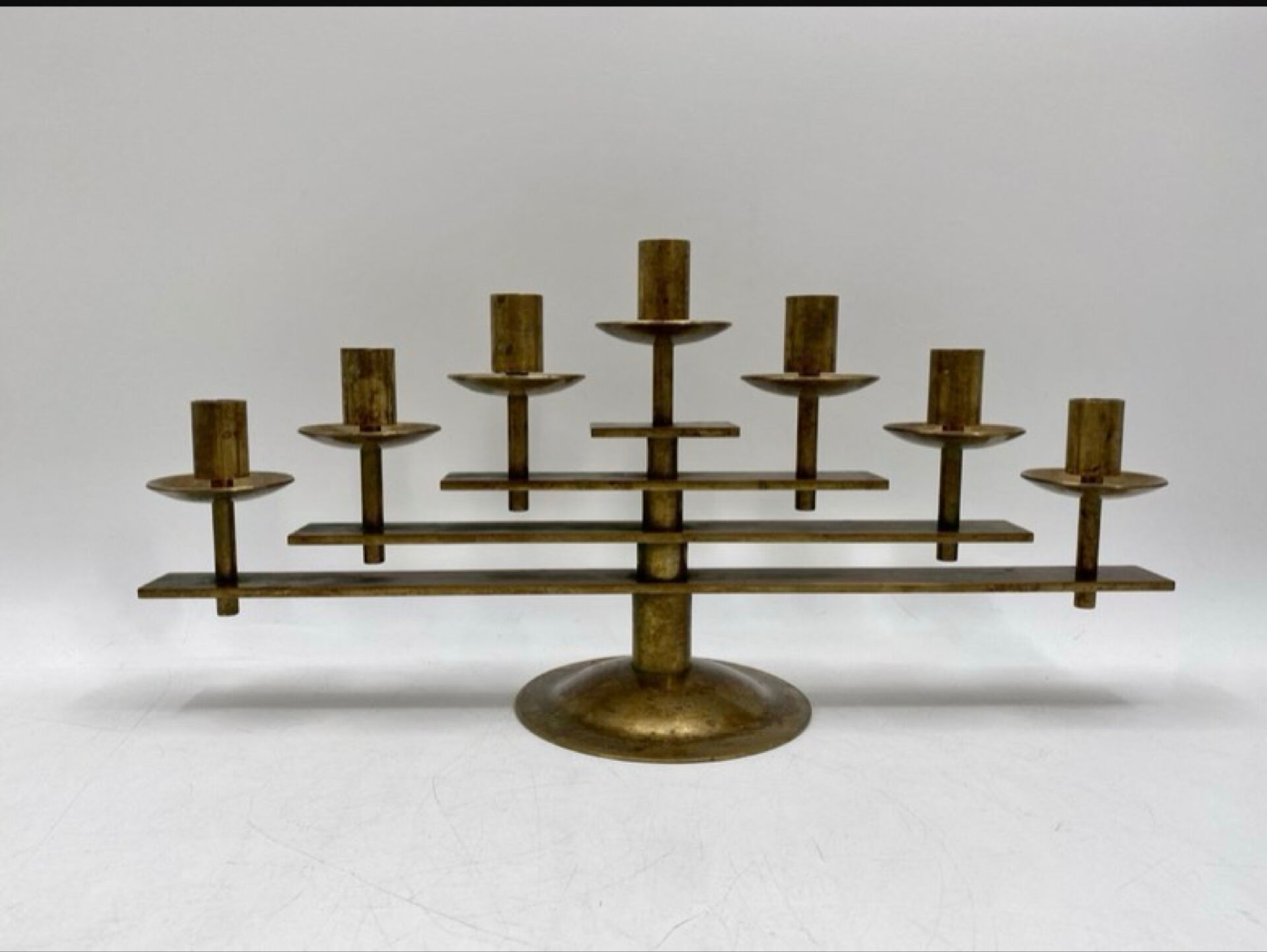 Dantorp Design Brass Candlestick, 1960s