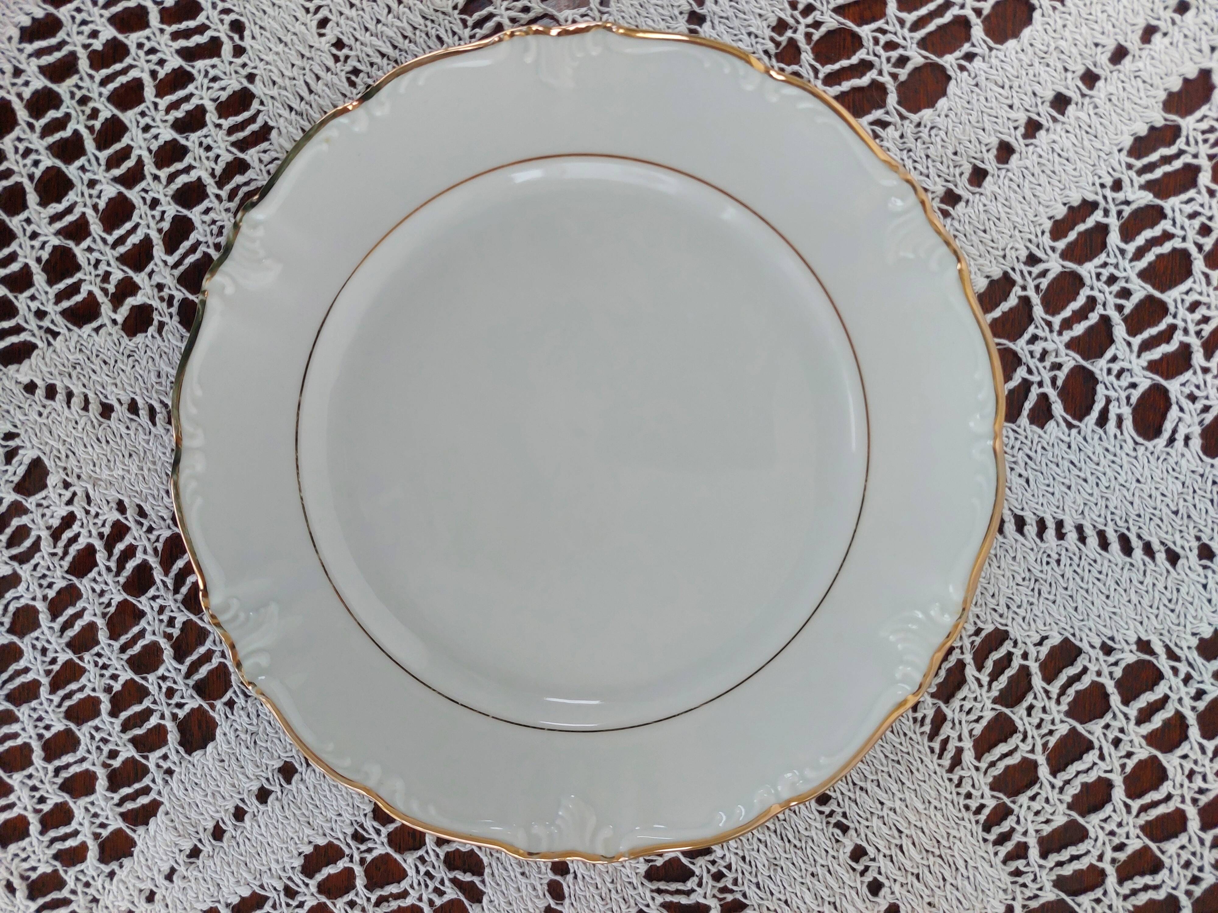 12 dessert plates porcelain Bavaria, Winterling