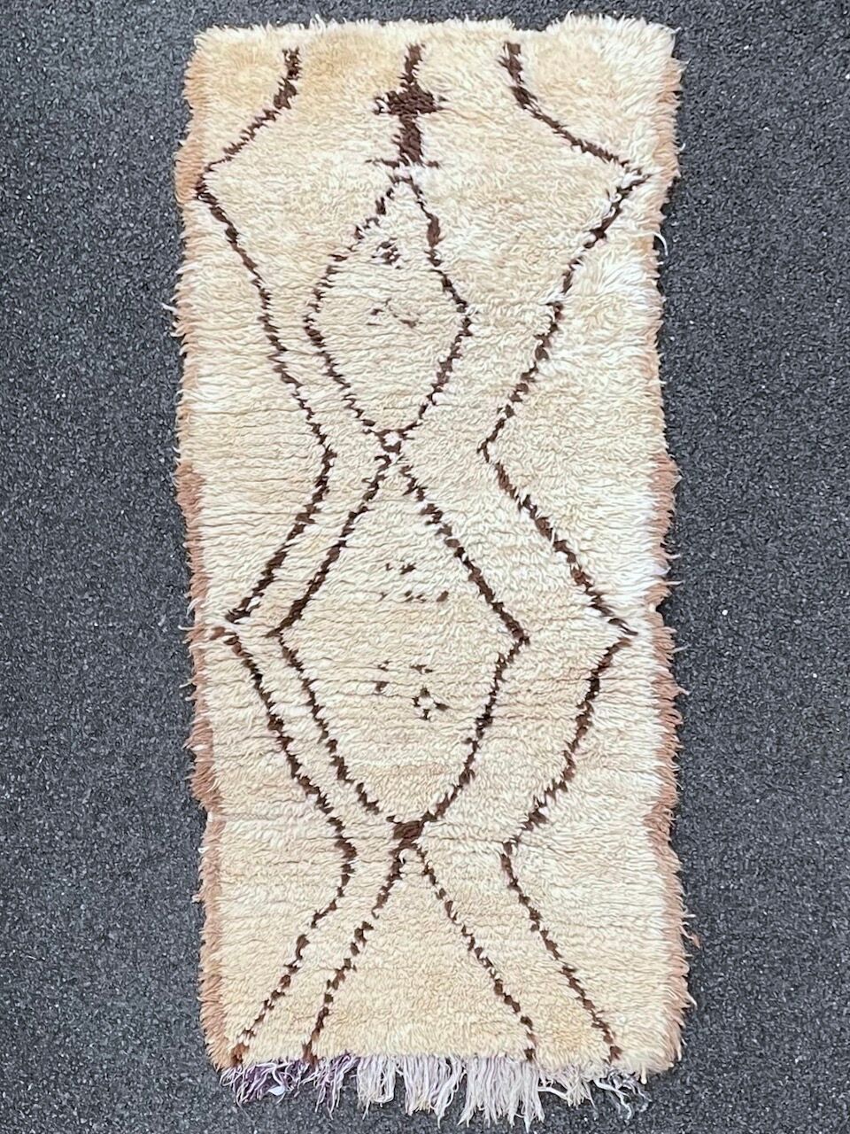 Berber carpet beni ouarain 75x165 cm