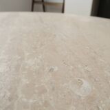 Travertine coffee table Roche Bobois