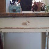 Farm table with a drawer