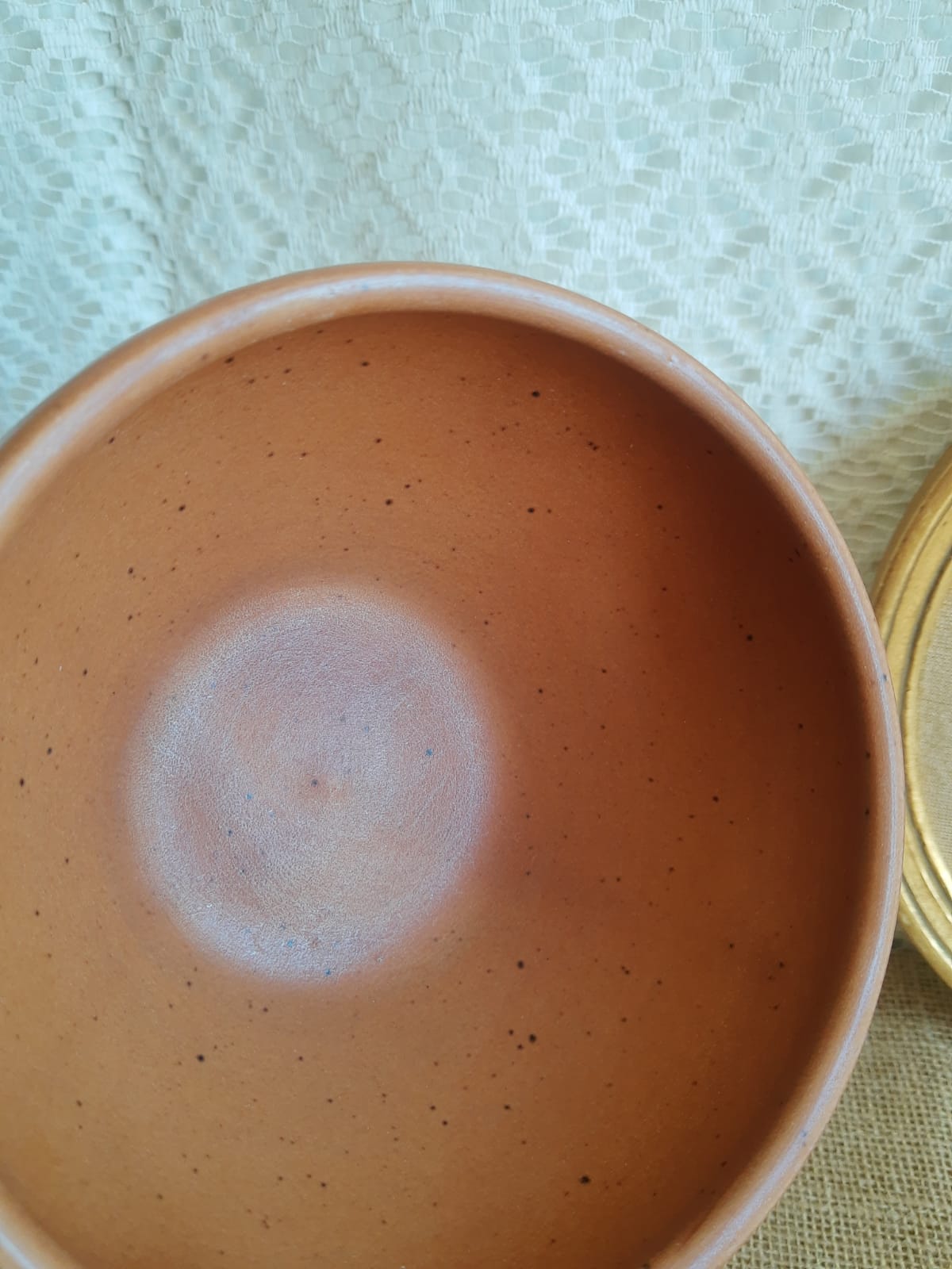 Set of two bowls sandstone pots Digoin France