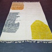 Large handmade traditional Berber rug 3/4 m