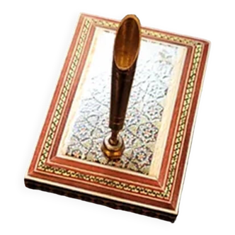 Ancien porte stylo marqueté Iran