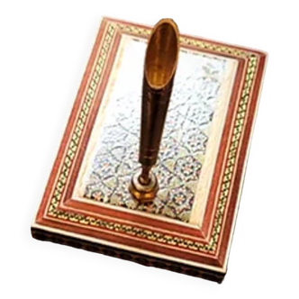 Old inlaid pen holder Iran