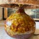 Stoneware lamp La Borne signed Migeon