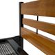 Vintage scandinavian bed daybed by Dico Holland 1960s teak metal