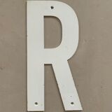 Old sign letter R / 27cm
