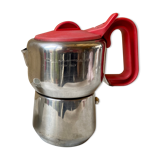 Italian coffee maker 3 cups lagostina vintage 60s design streamline stainless steel 18/10