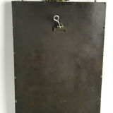 Miroir biseauté en bronze doré de style Louis XVI  37cm x 23,5cm