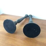 Pair of vintage bronze candlesticks