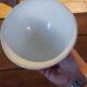 Old green and white digoin brand bowl