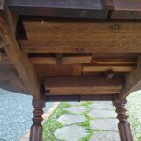 Round Half Moon Console Table