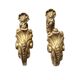Pair of bronze kisses