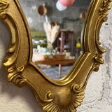 Louis XV style gilded mirror
