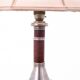 Table lamp with lampshade, Western Europe, 1950s.