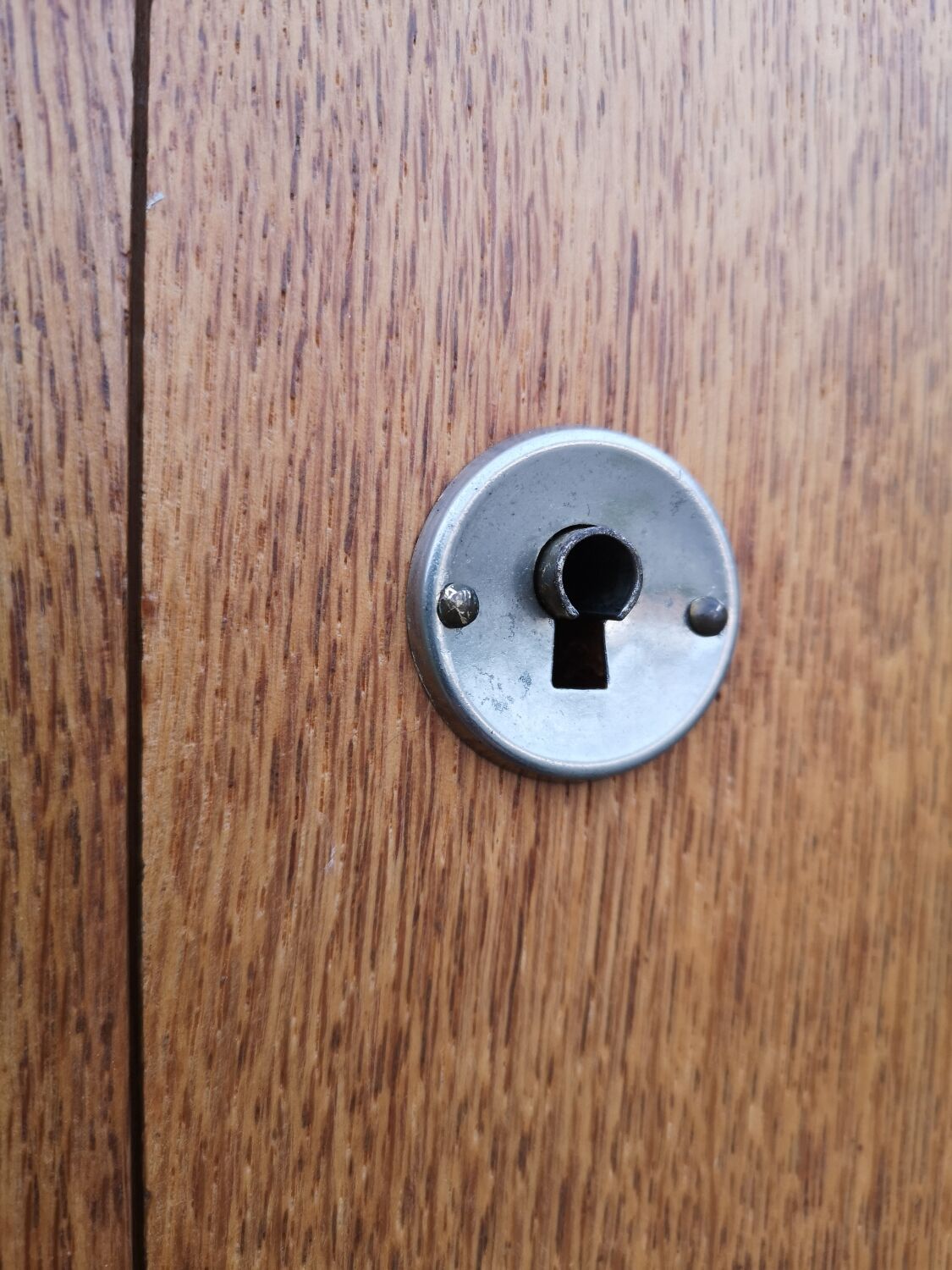 Vintage glazed school cabinet