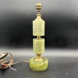 Old vintage pearly plastic lamp base