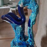 Fat VallaurisLava ceramic vase/amphora/jar