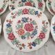 Set of 8 flat plates Sarreguemines model Vence