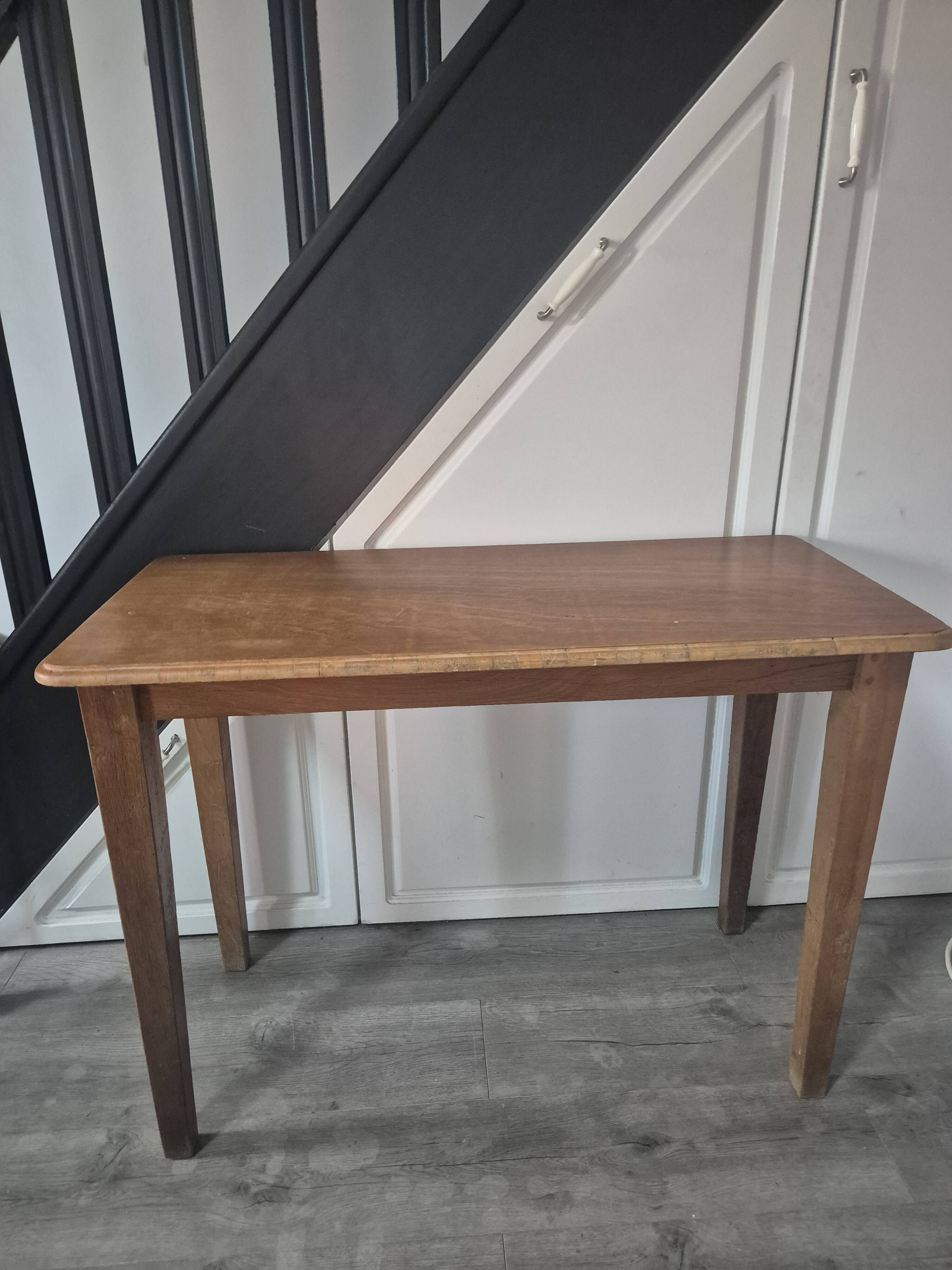 side table serving or dining for small vintage space