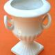 White Delf ceramic vase