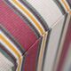 American sofa and armchair in original striped fabric from the 1970s