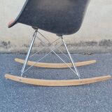 Rocking chair RAR fiberglass by Charles & Eames 1970