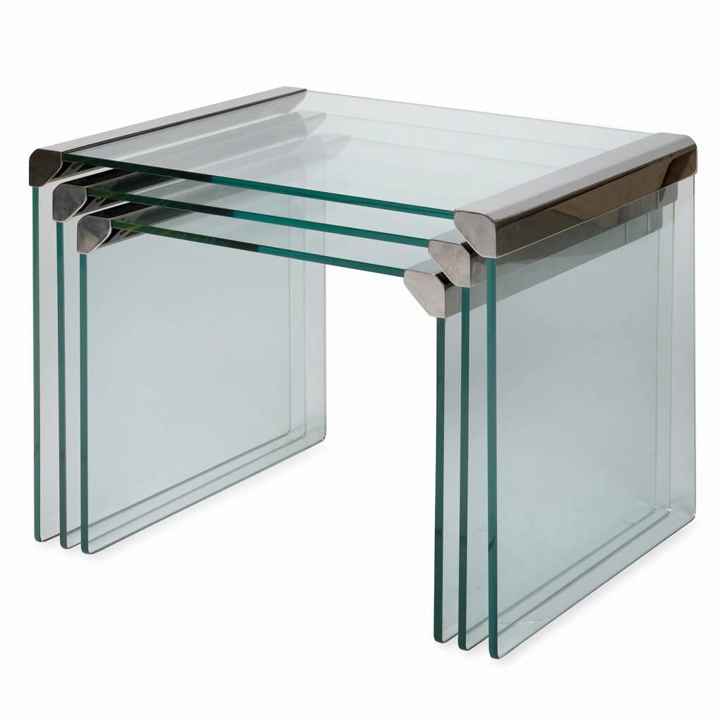 A set of three nesting tables called T35, by Pierangelo Gallotti