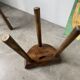 Pair of Le Selou tripod shepherd's stools