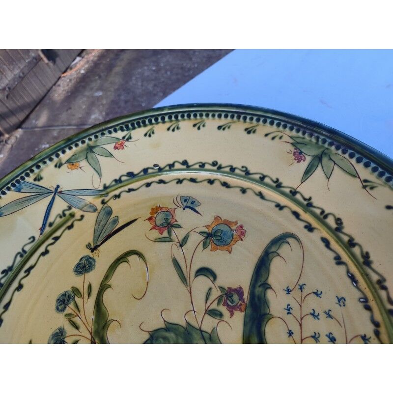 Glazed stoneware dish from St Jean de Fos