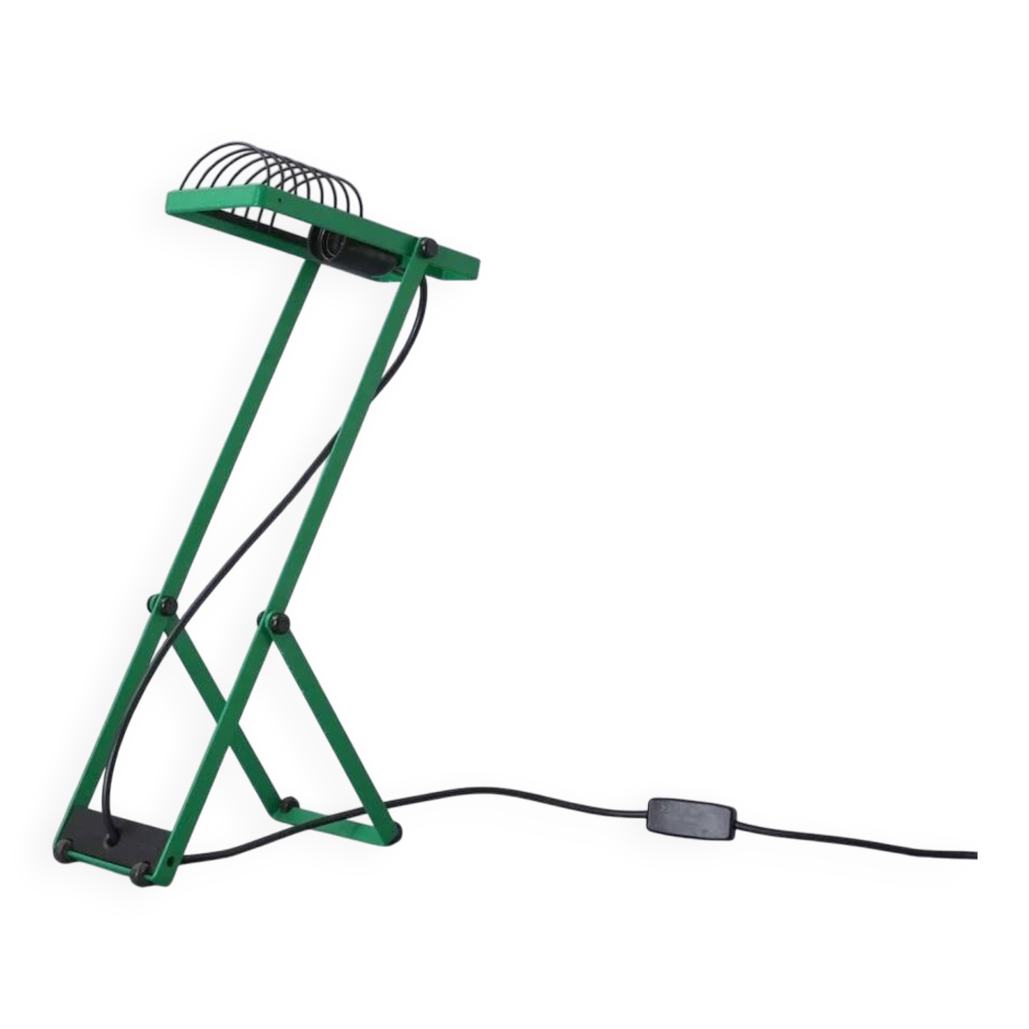 First edition Sintesi Tavolo lamp in green by Ernesto Gismondi for Artemide