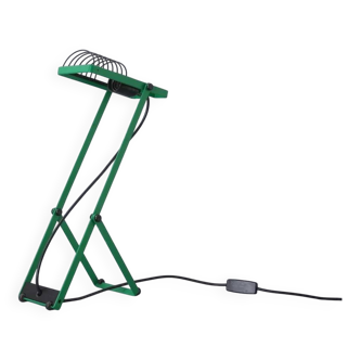 First edition Sintesi Tavolo lamp in green by Ernesto Gismondi for Artemide