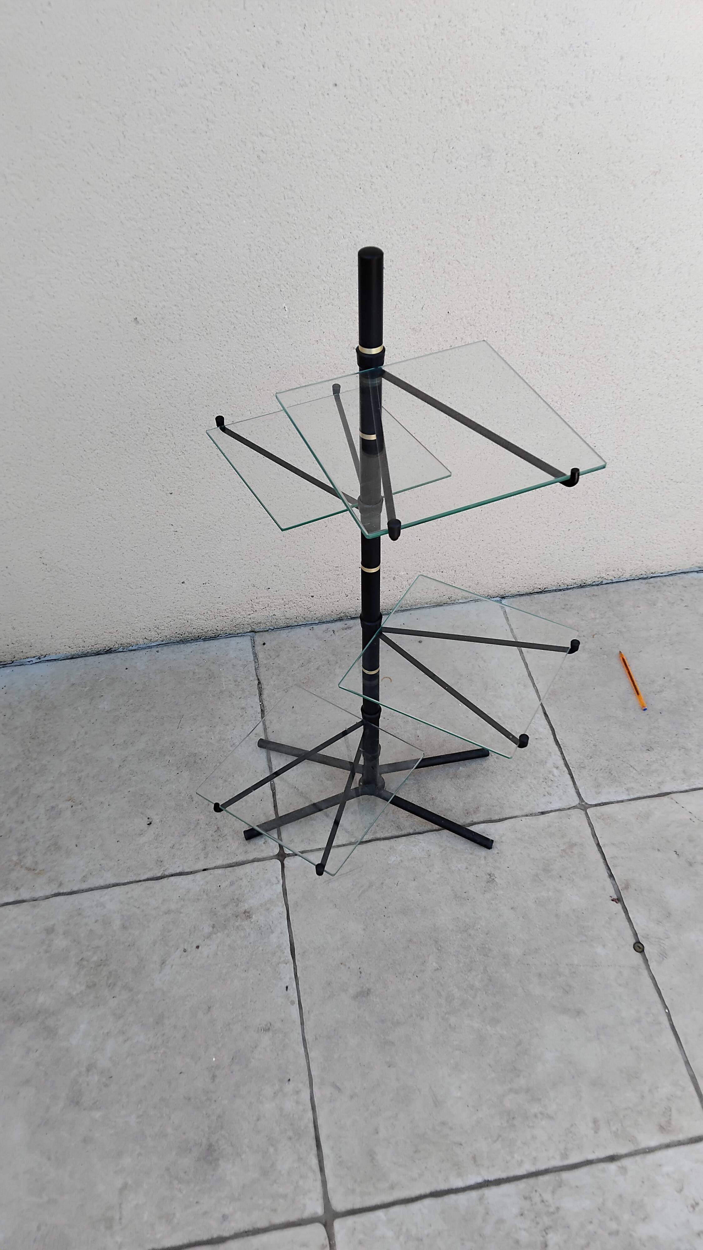 92.5 cm vintage 60s display shelf