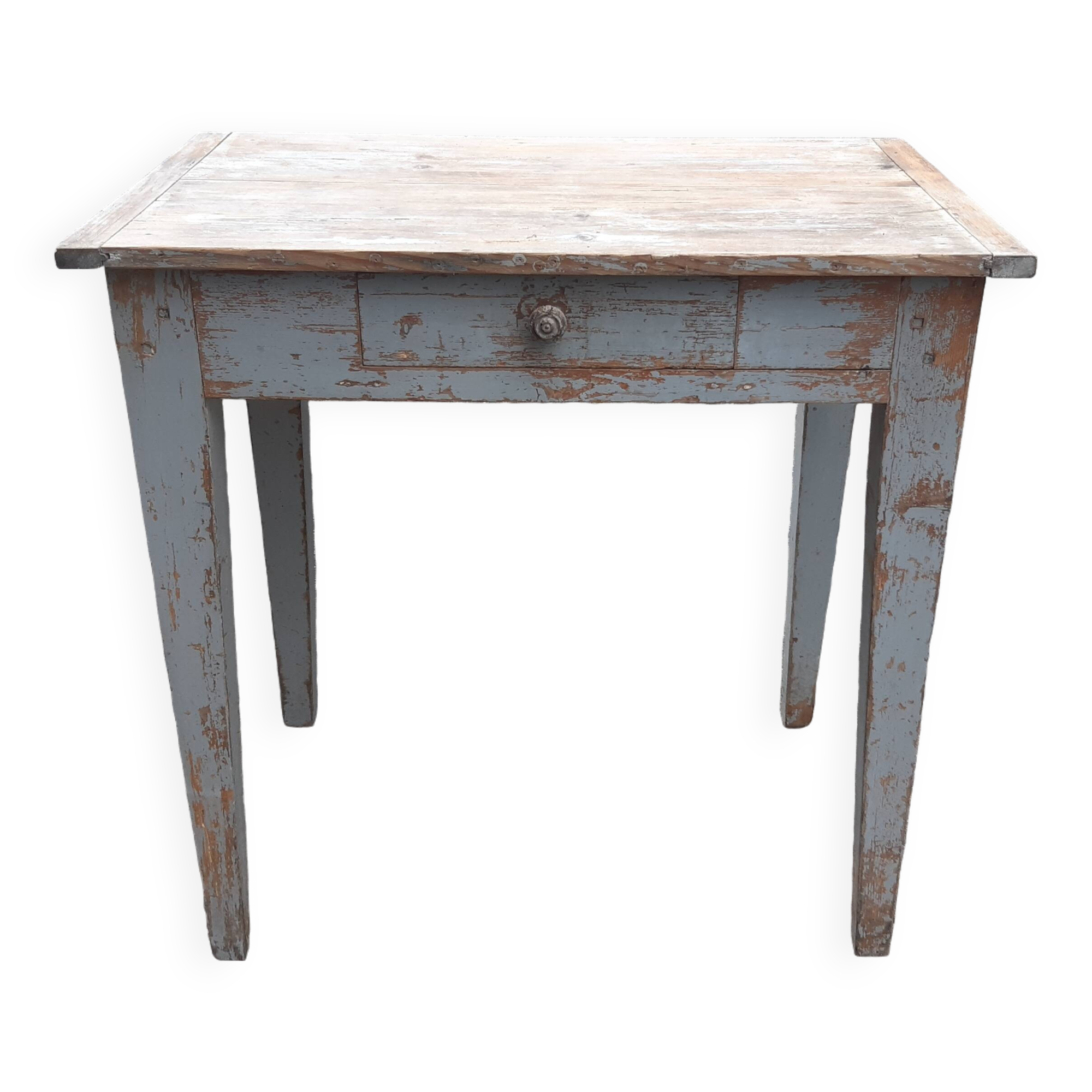 Desk in patinated wood, early 20th century