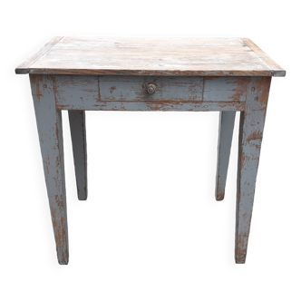 Desk in patinated wood, early 20th century