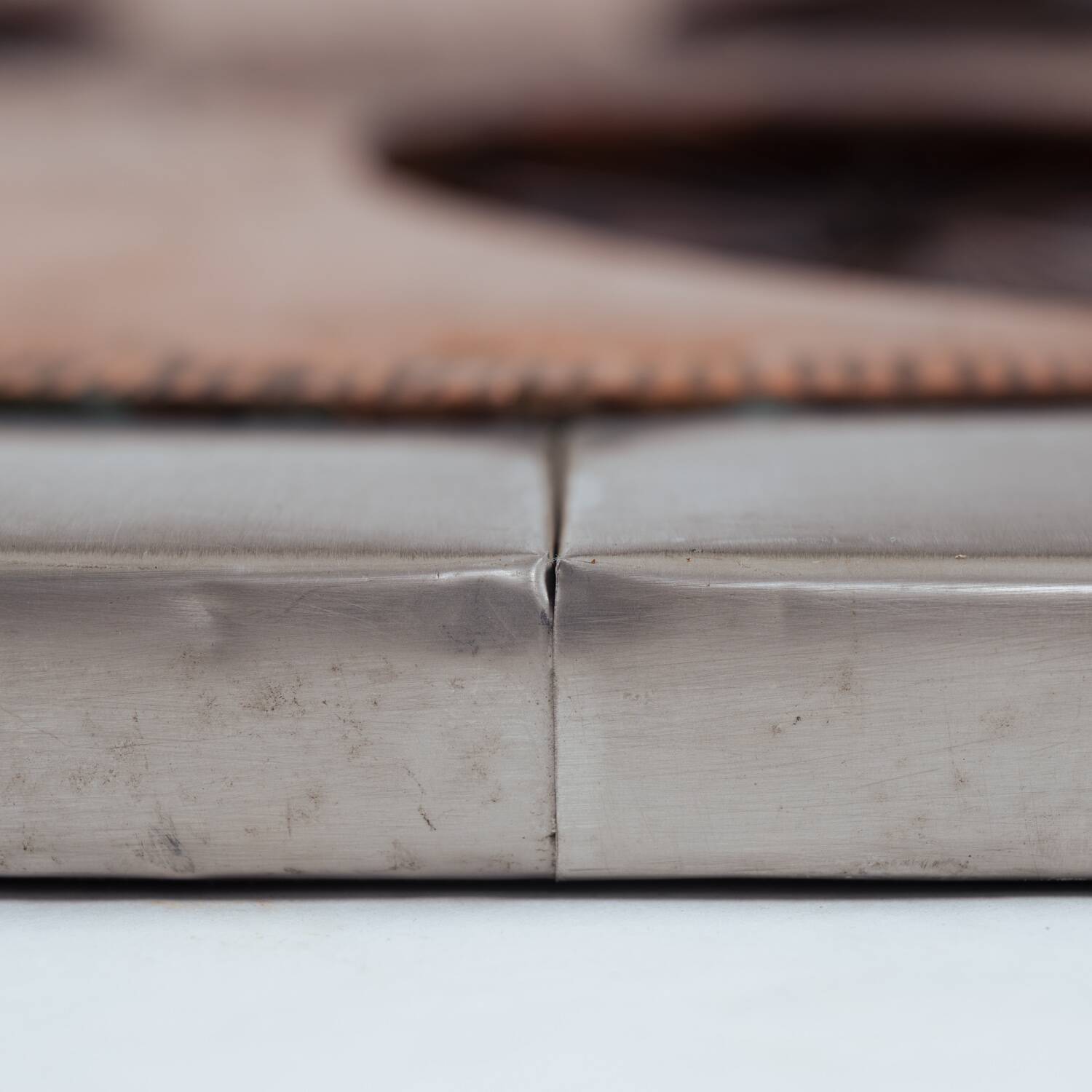 Brutalist mixed metal artwork by Sammy Tsui, 1960s