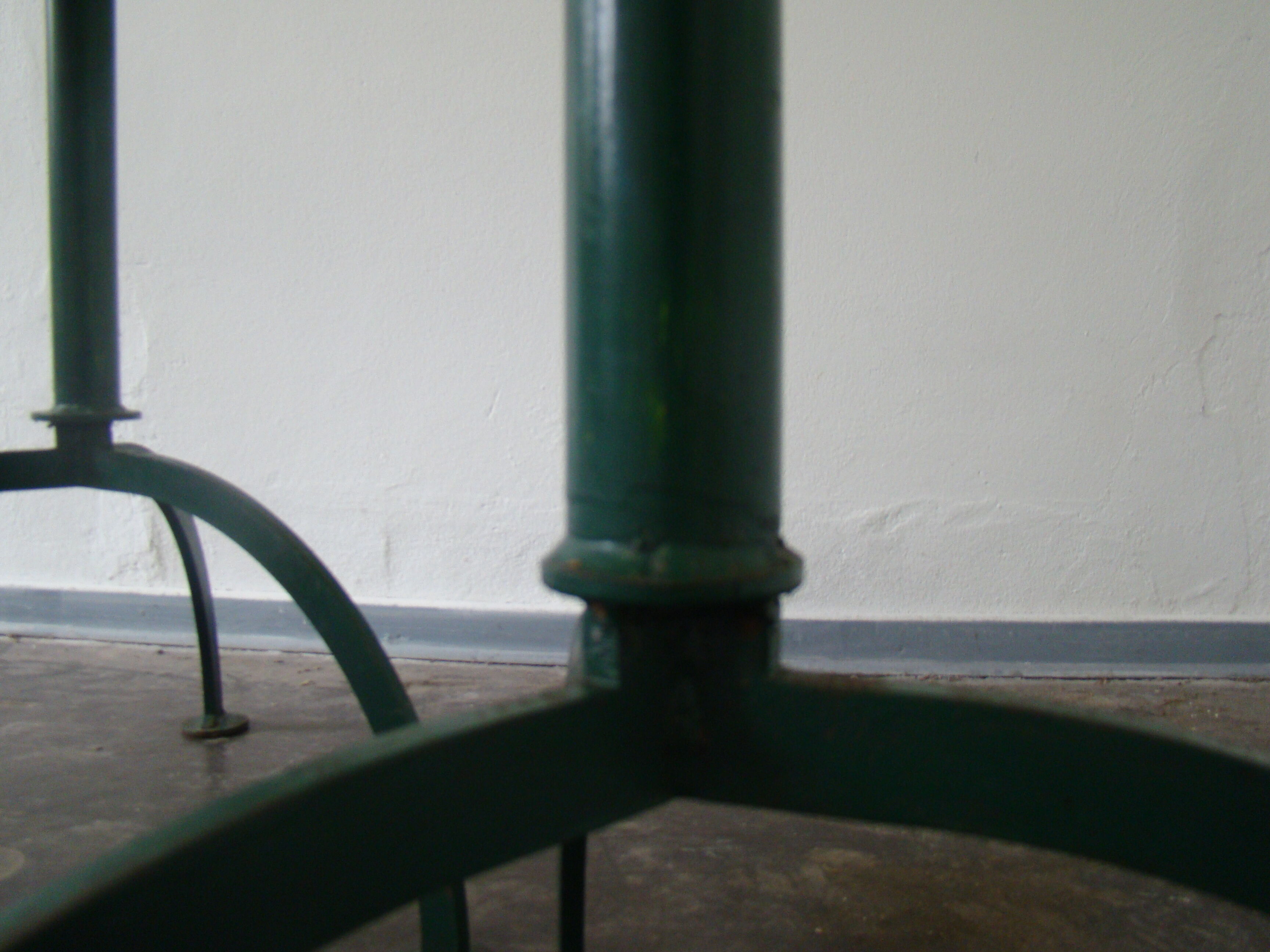 Set of 3 Industrial heavy weight bar stools