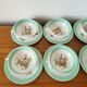 Ensemble de 8 tasses à thé ou café en porcelaine de Limoges