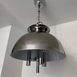 Space Age chrome design chandelier from the 70s
