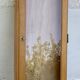 Vintage wall display cabinet 1960s light wood