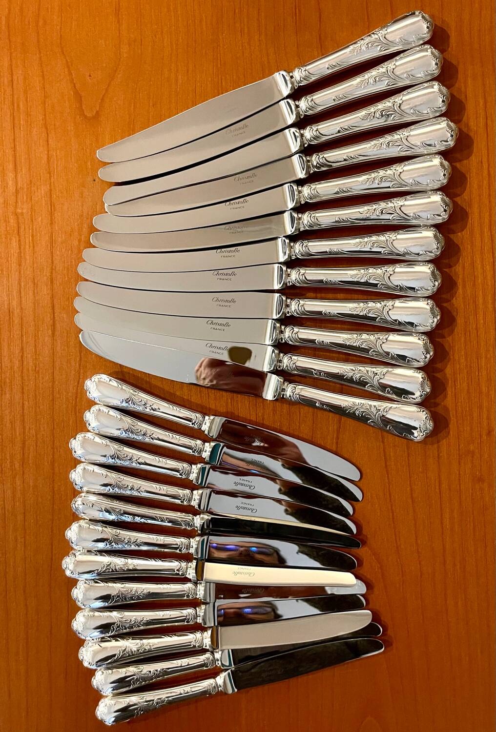 Christofle Marly cutlery set in superb condition 61 pieces for 12 people