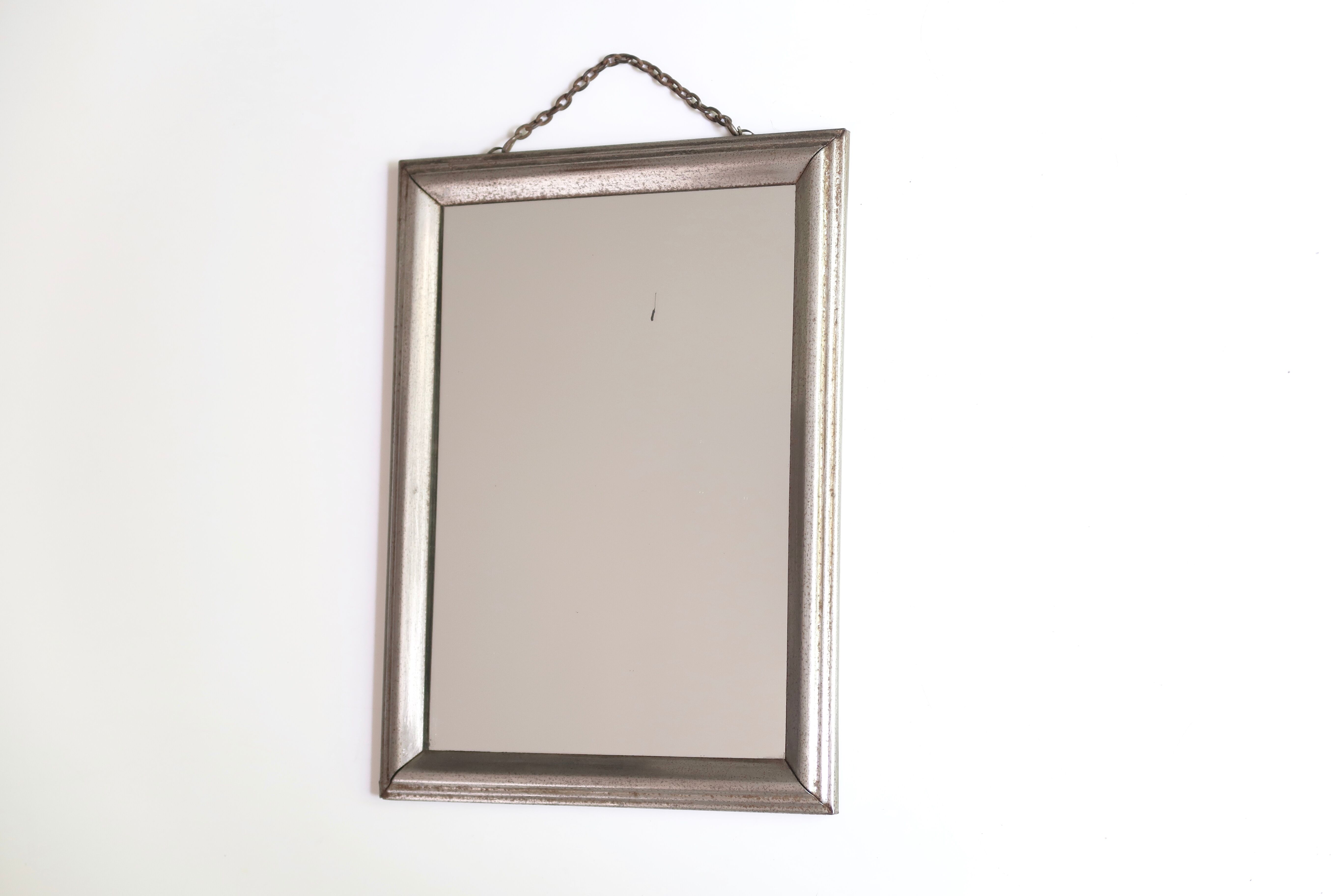 Miroir de barbier rectangulaire, années 50