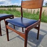 Set of 3 Scandinavian teak chairs