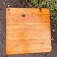Square high stool in pine