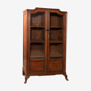 Colonial mango cabinet, brass details