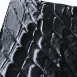 Tableau, peinture noire texturée de Vincent Dufresne, 2013