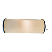 Brass and glass wall light